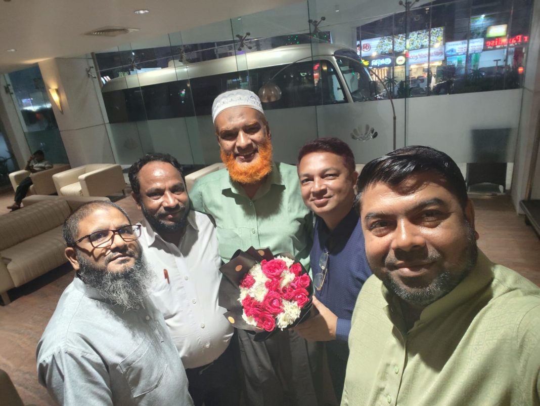 বিইউজে'র সভাপতির সাথে কক্সবাজার সাংবাদিক সমিতির শুভেচ্ছা বিনিময়